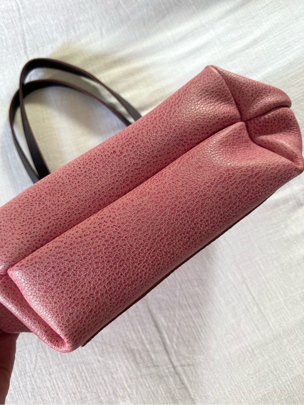 Portland Leather Pink Leather Tote - Picture 9 of 9